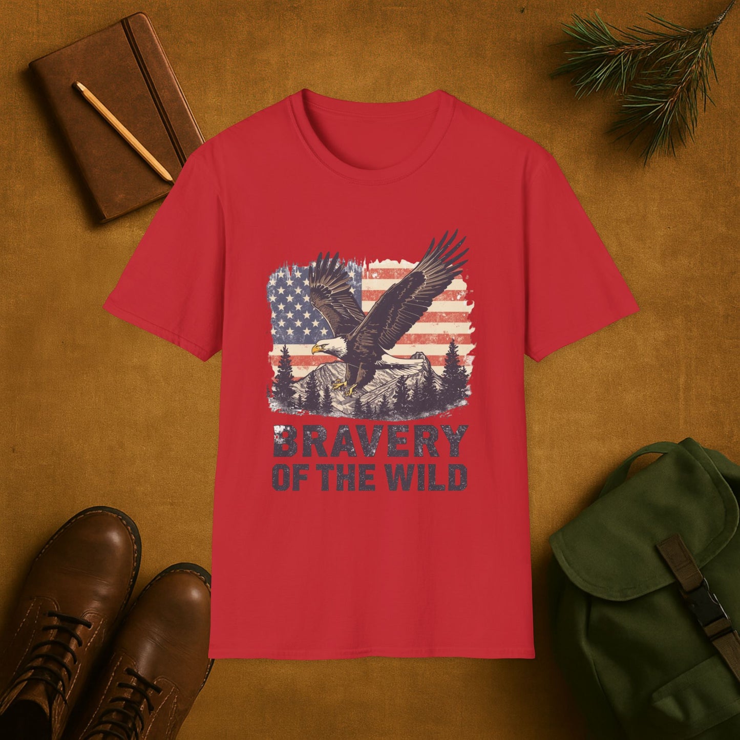 Eagle Bravery of the Wild T-Shirt