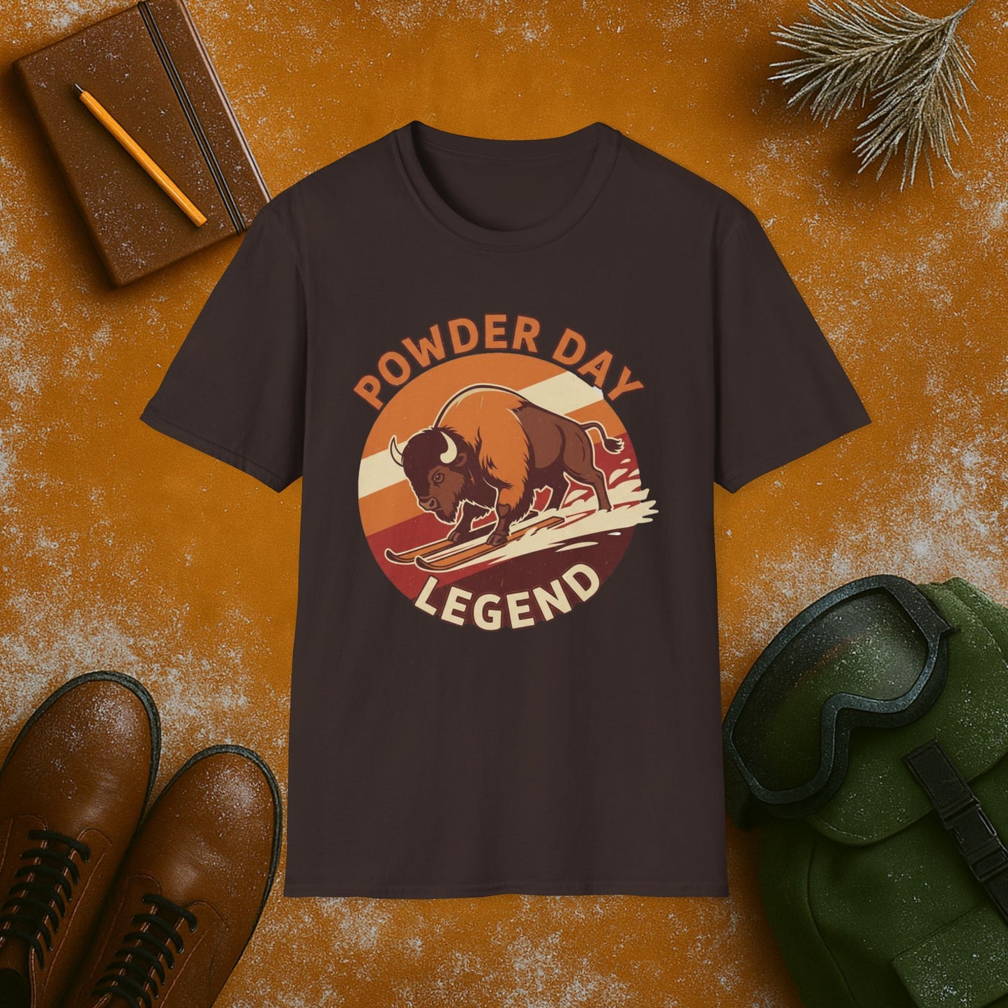 Powder Day Legend Buffalo T-Shirt
