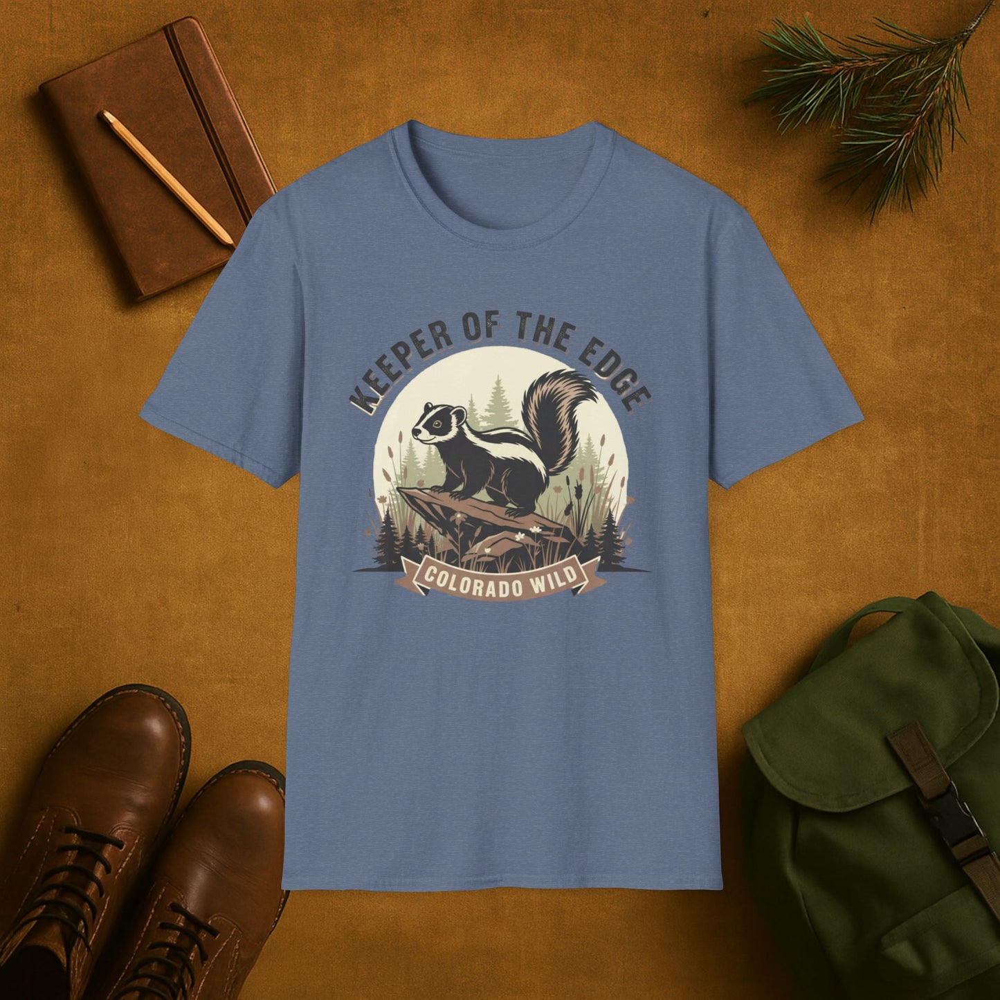Keeper of the Edge Colorado Wild Skunk T-Shirt