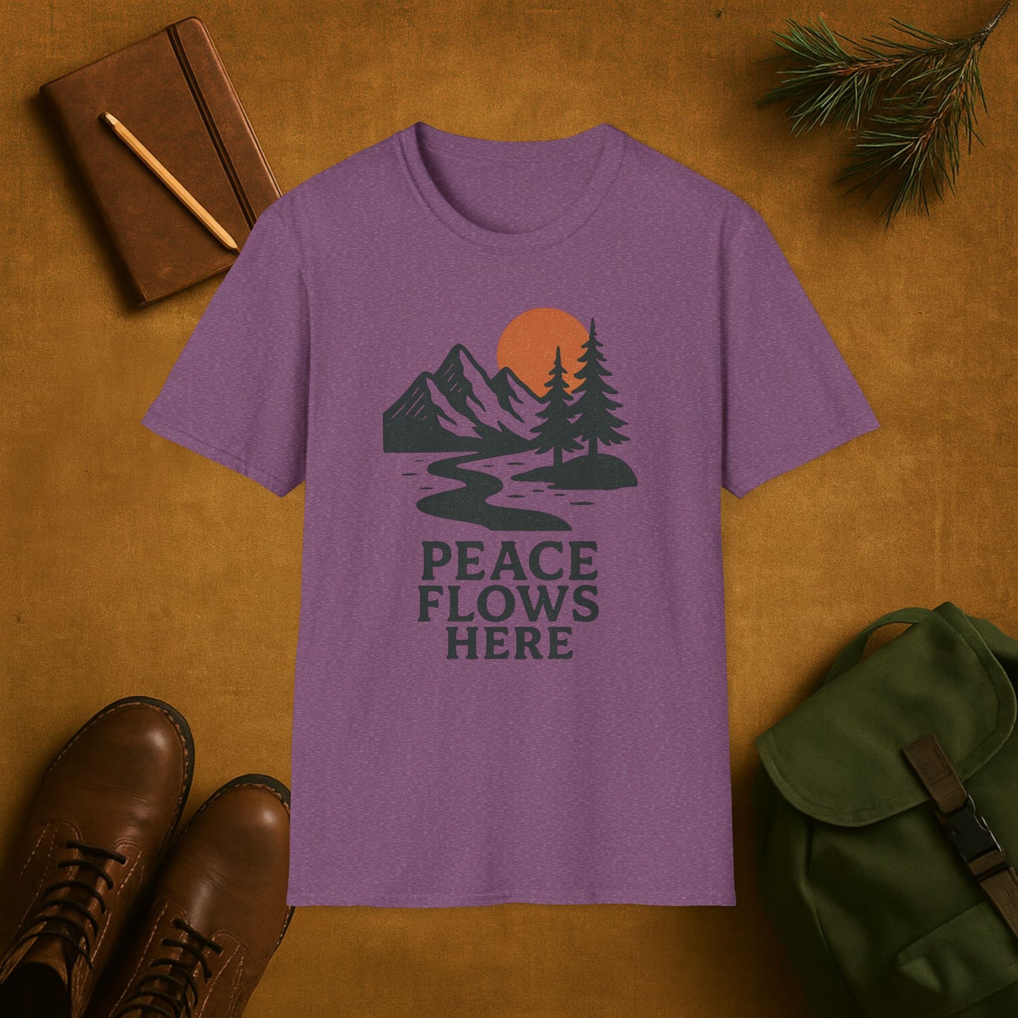 Peace Flows Here T-Shirt