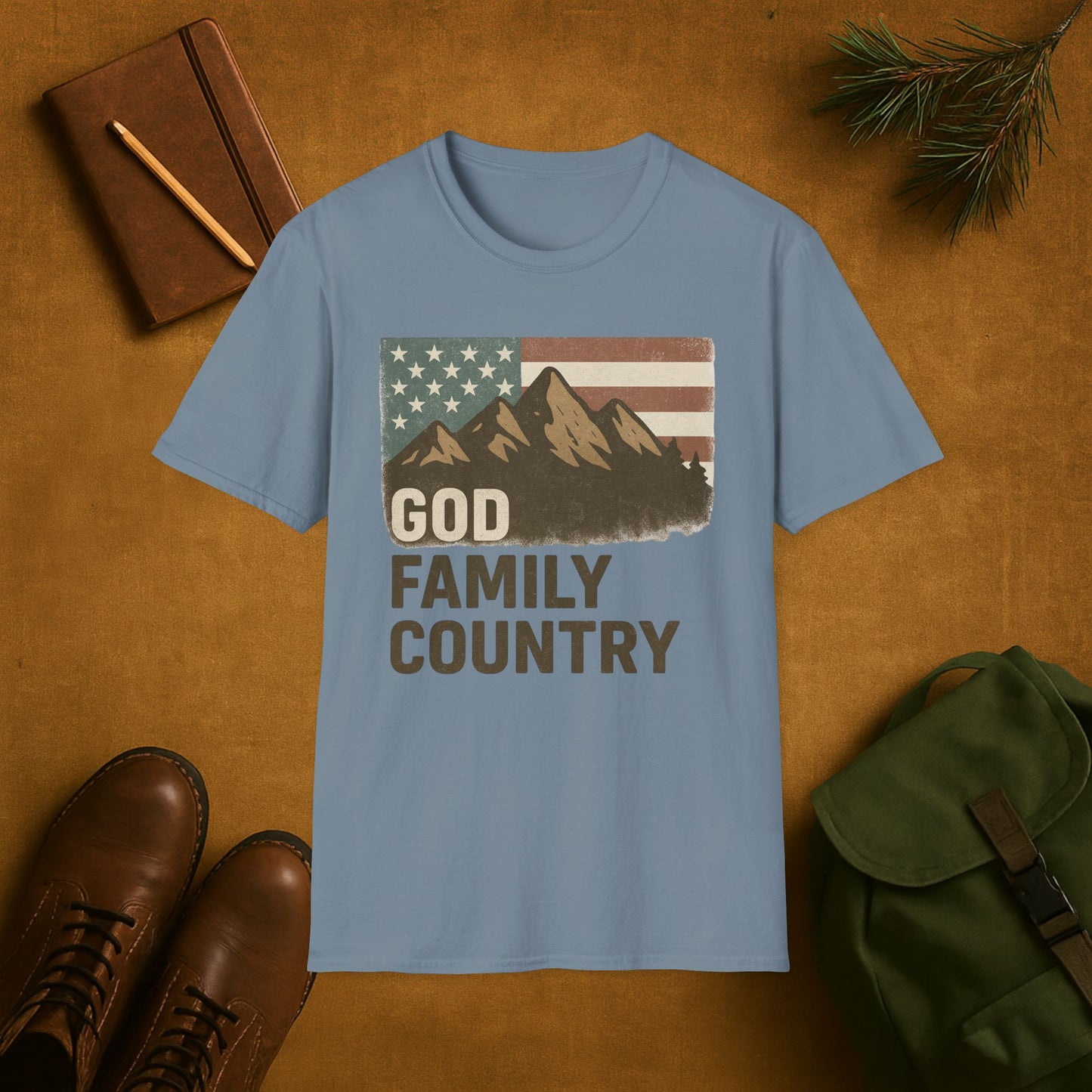 God Family Country T-Shirt