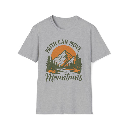 Faith Can Move Mountains Christian T-Shirt