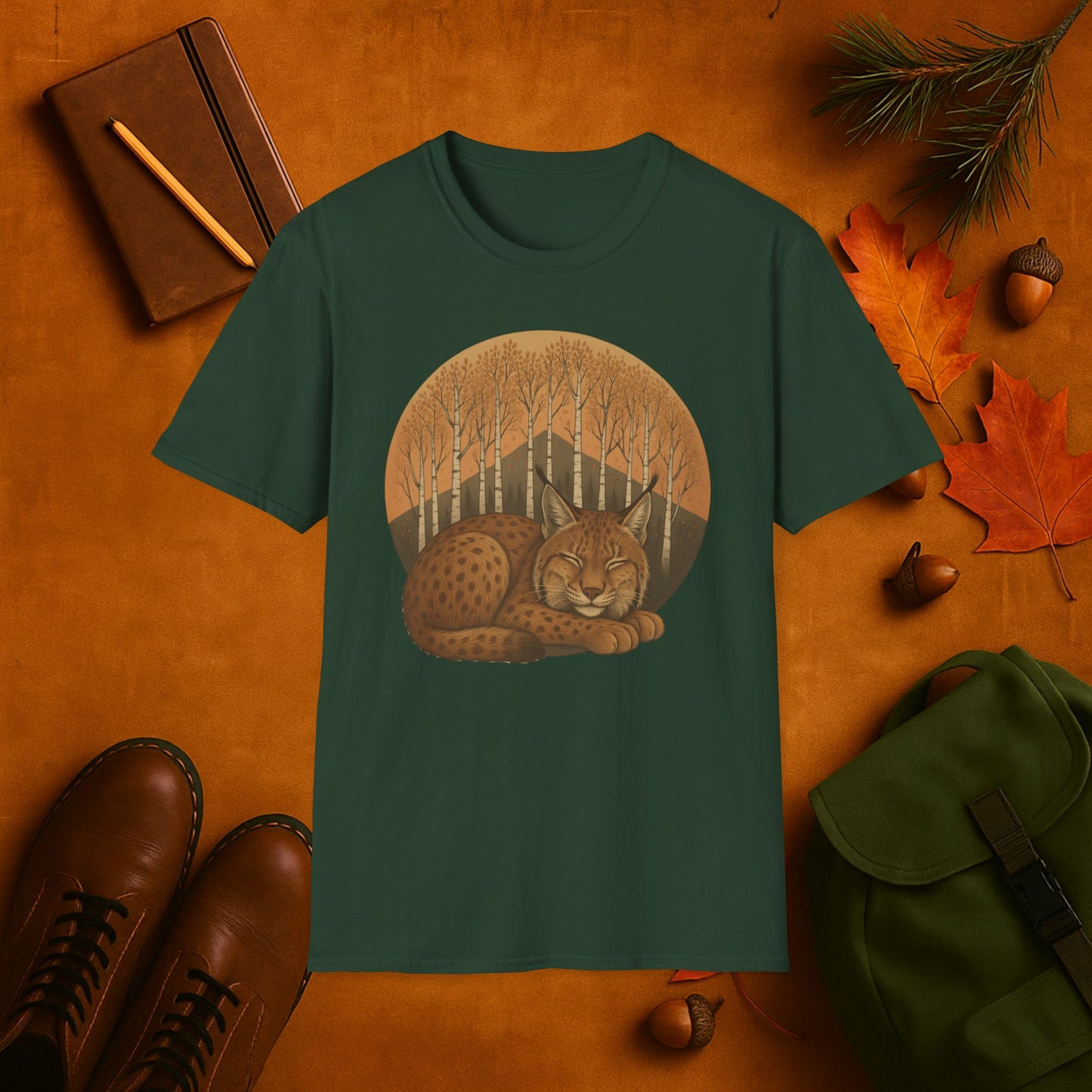 Sleepy Lynx Fall Aspens T-Shirt