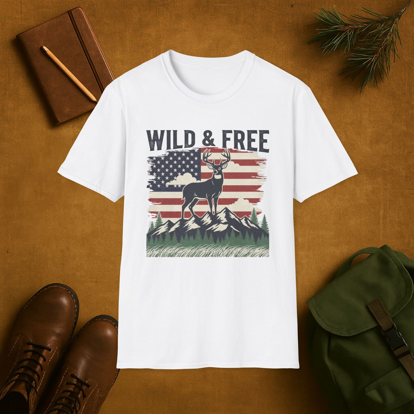 Wild And Free Buck T-Shirt