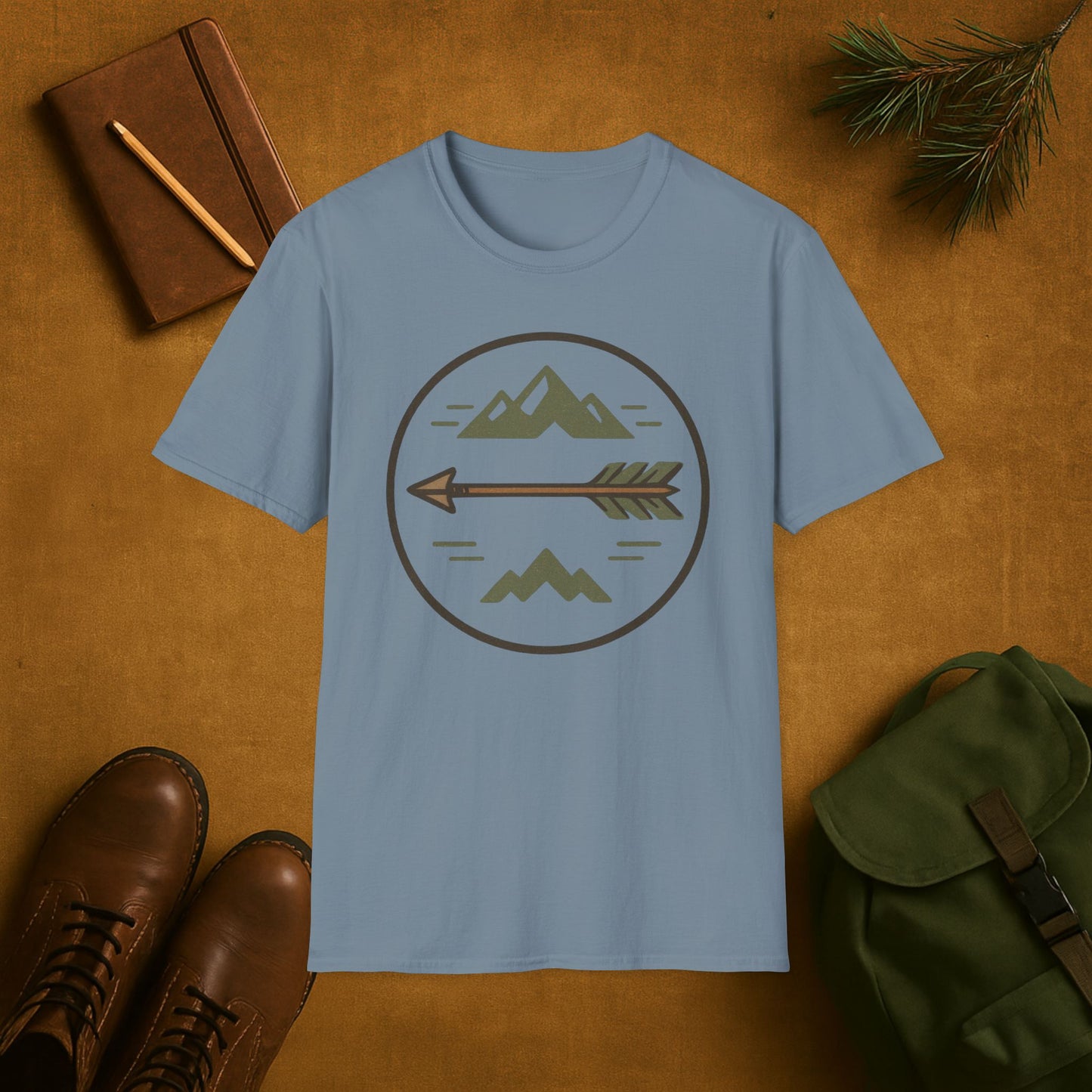 Arrow and Mountain Adventure T-Shirt