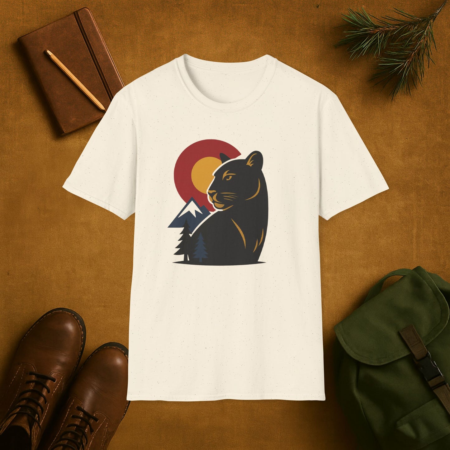 Colorado Wilderness Mountain Lion T-shirt