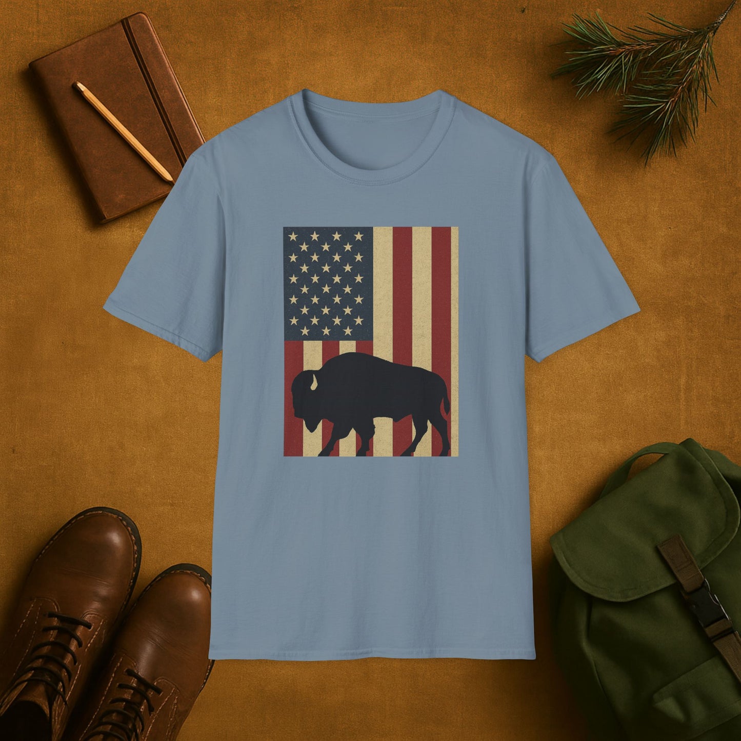 Old Glory Buffalo T-Shirt