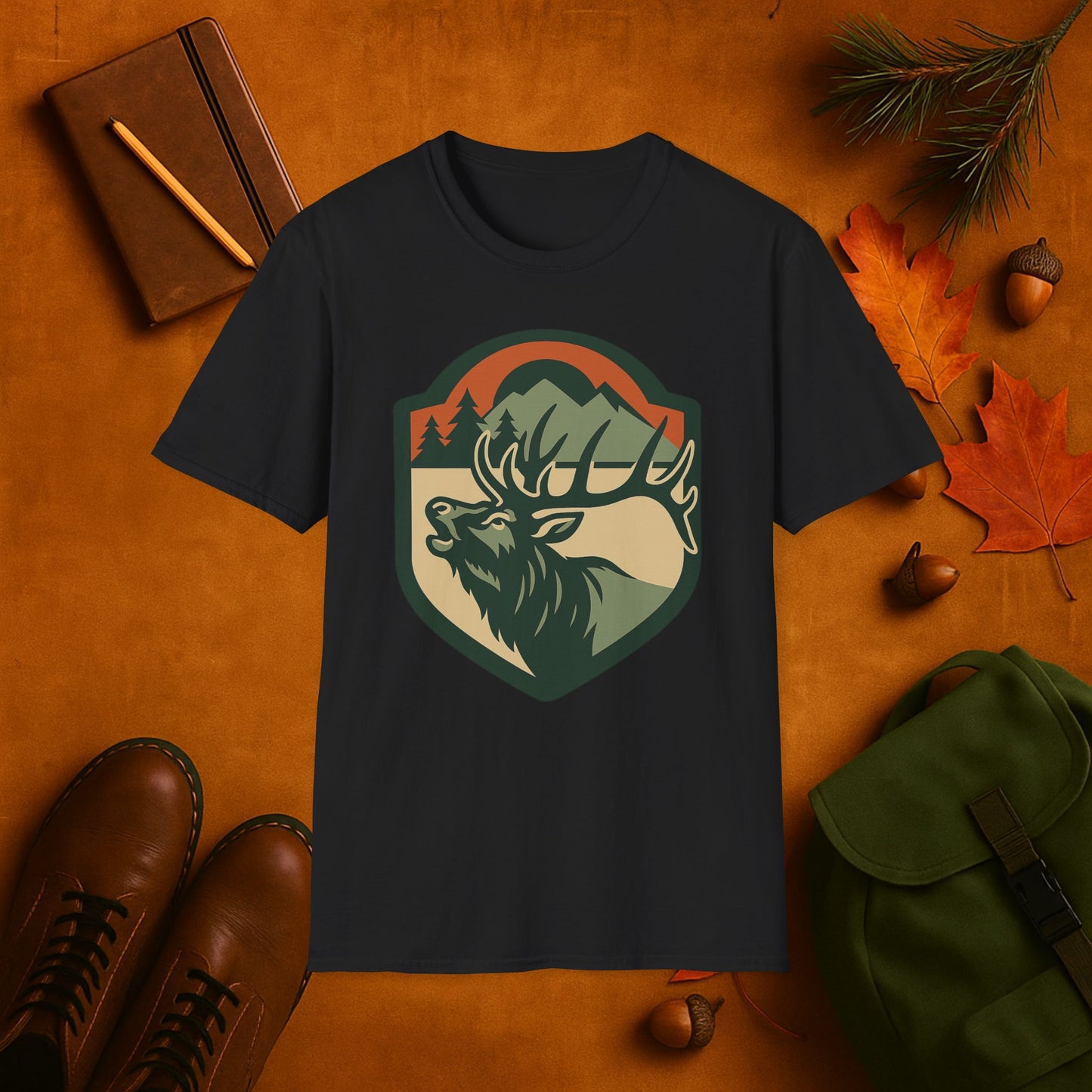 Elk Fall Badge T-Shirt