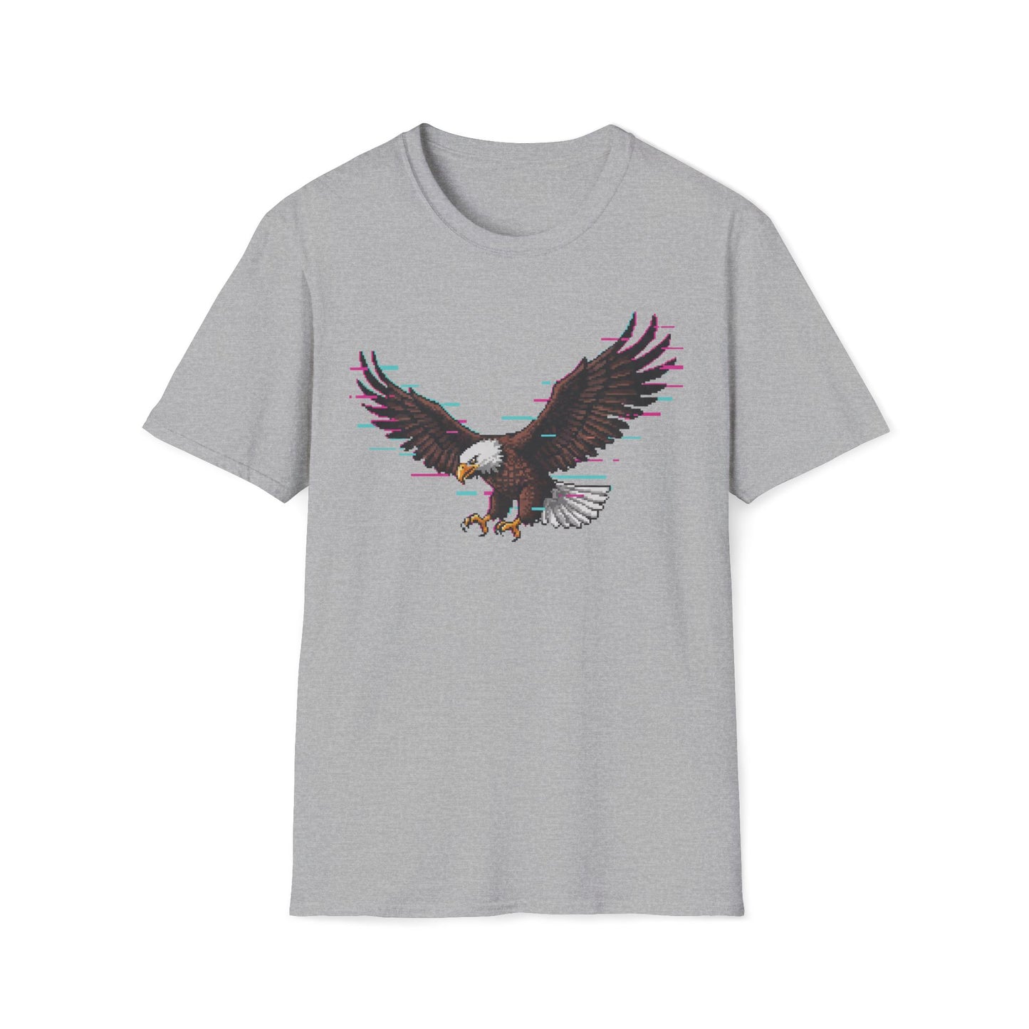 8-Bit Sky Level Eagle T-Shirt