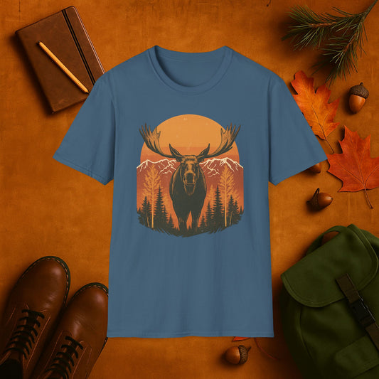 Moose Harvest Moon T-Shirt