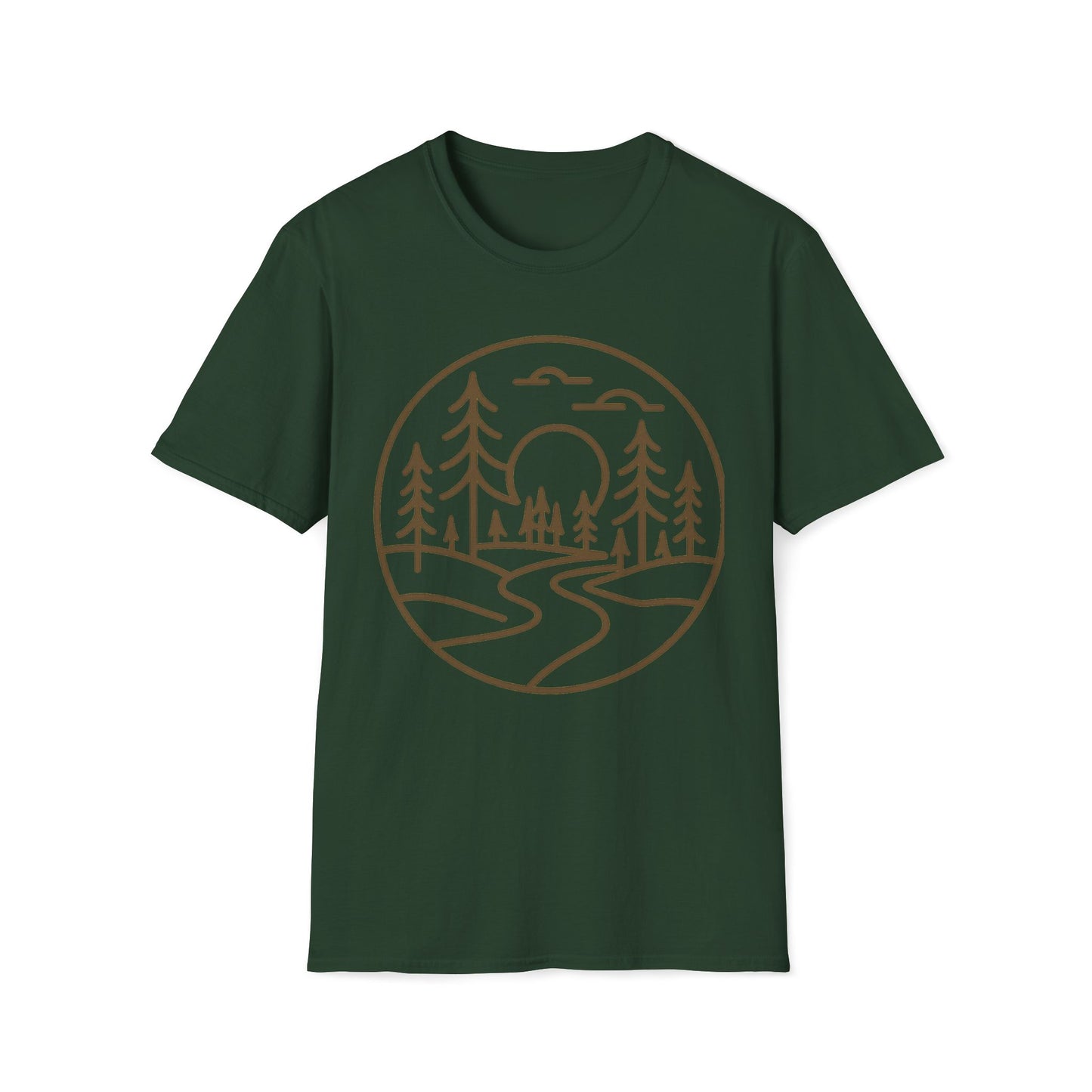 Sunset Pines Minimalist T-Shirt