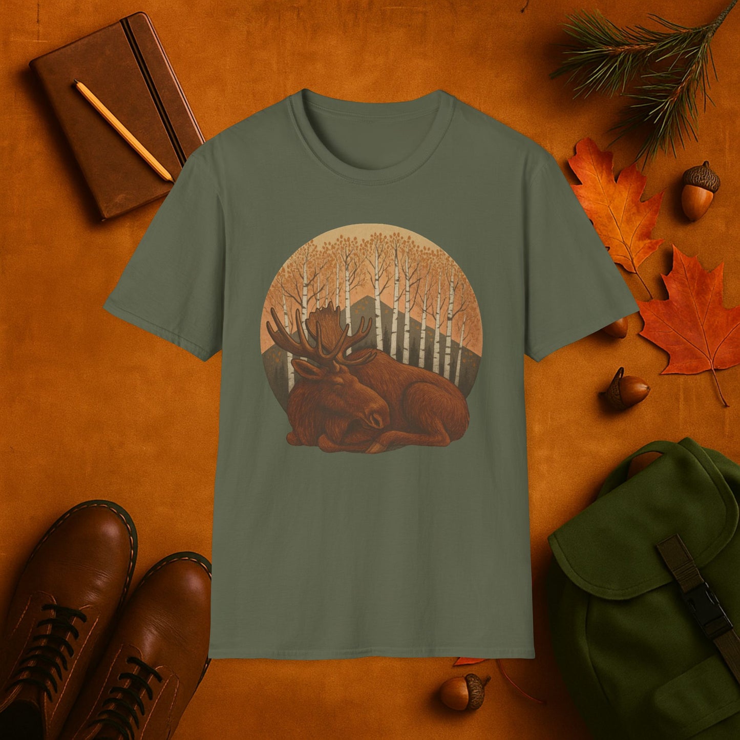 Sleepy Moose Fall Aspens T-Shirt