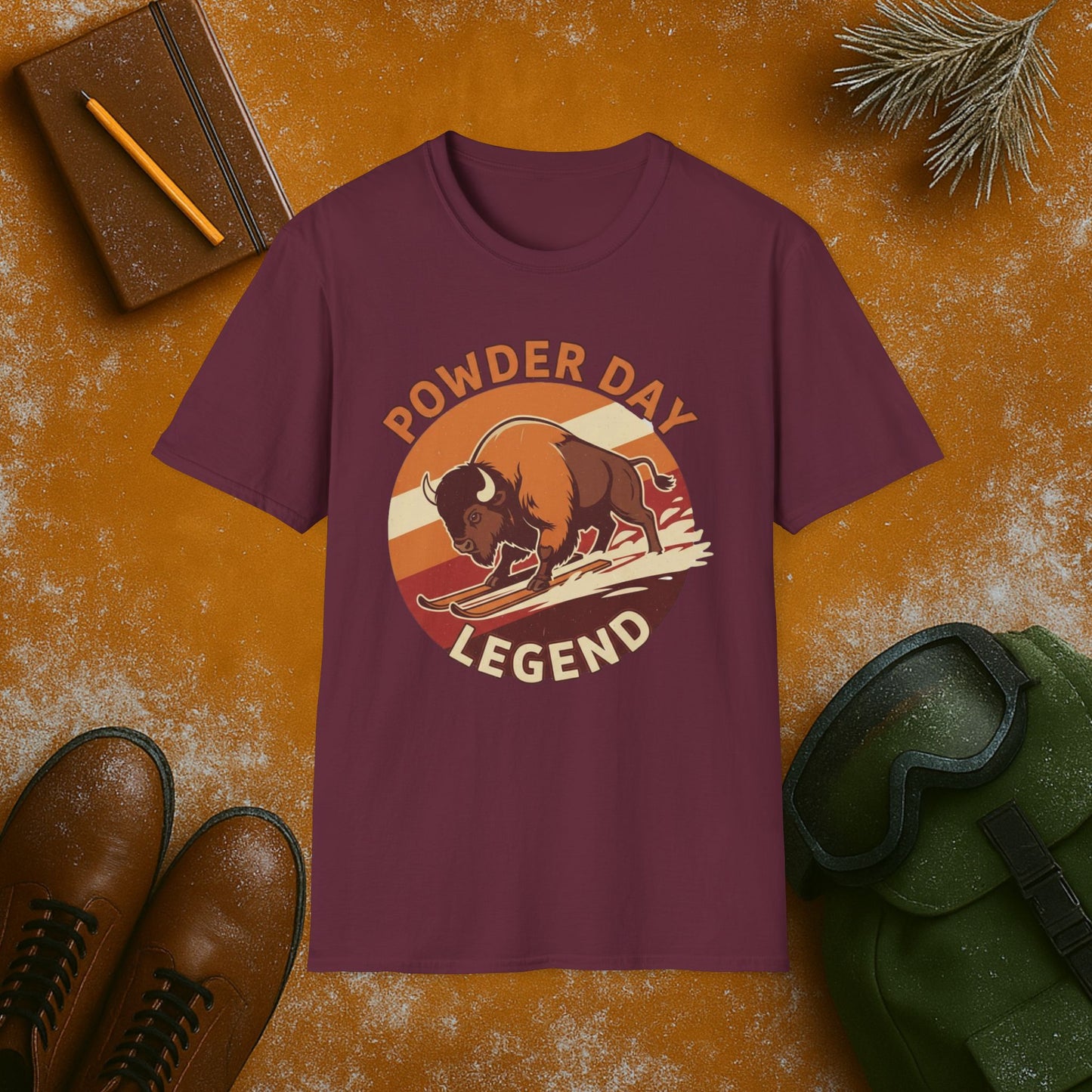 Powder Day Legend Buffalo T-Shirt