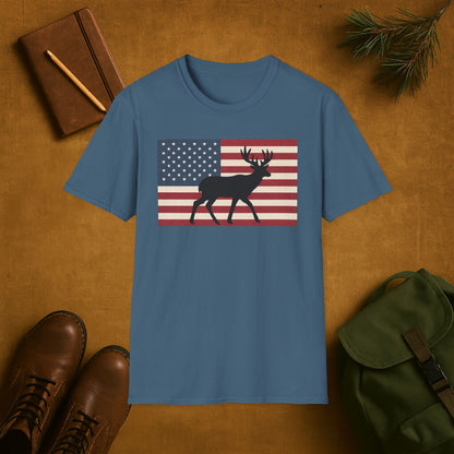 Old Glory Buck T-Shirt