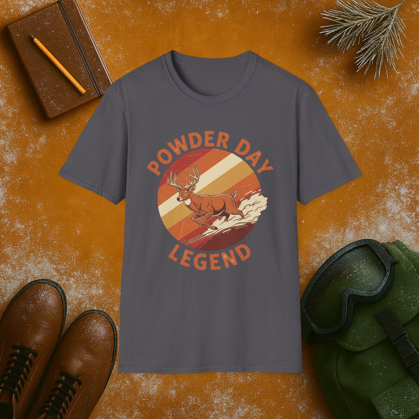 Powder Day Legend Buck T-Shirt