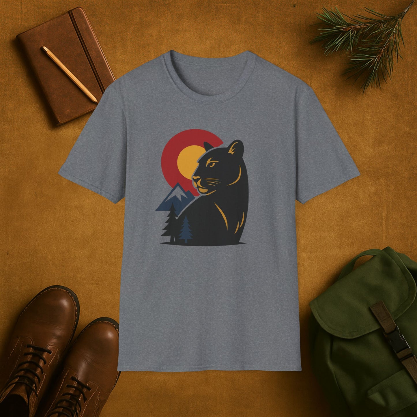 Colorado Wilderness Mountain Lion T-shirt