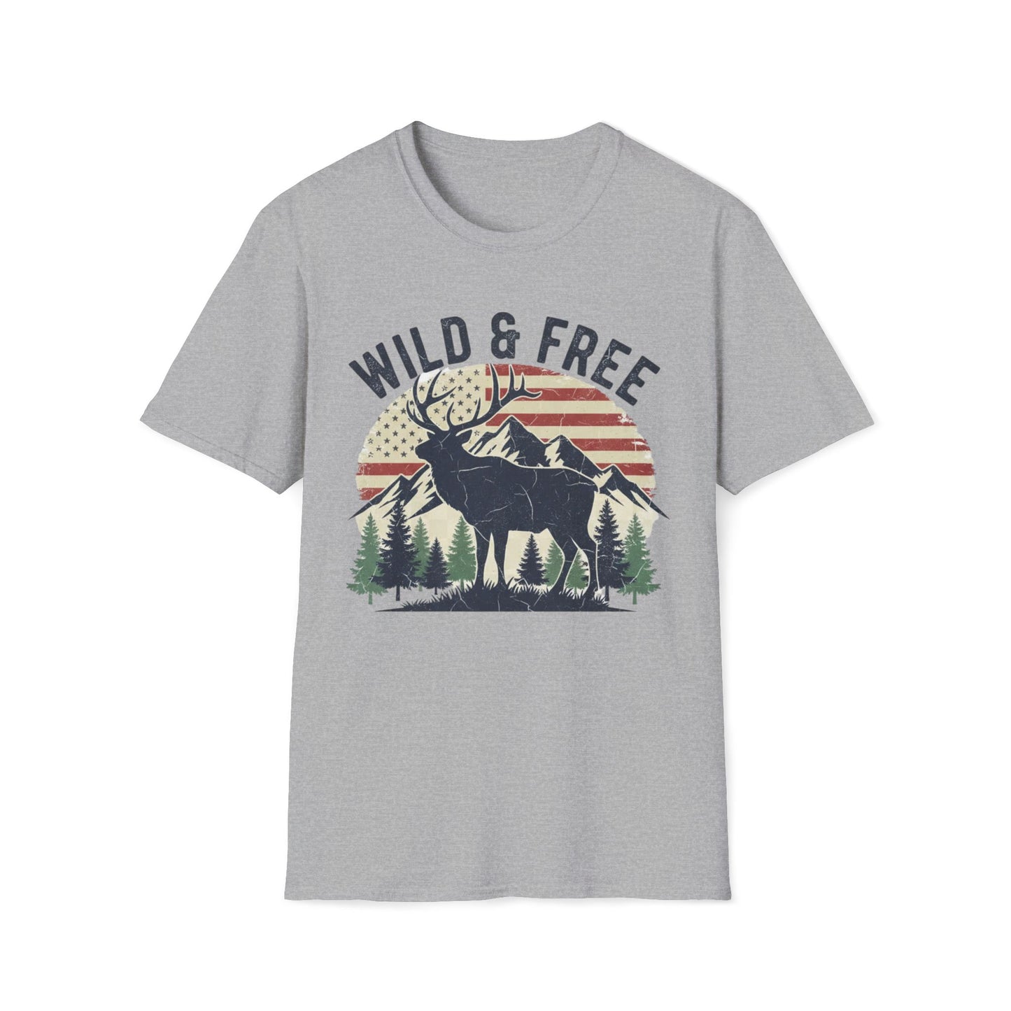 Wild And Free Elk T-Shirt