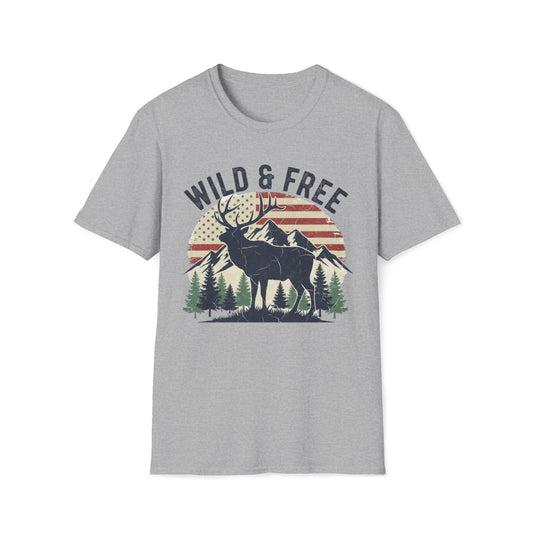 Wild And Free Elk T-Shirt