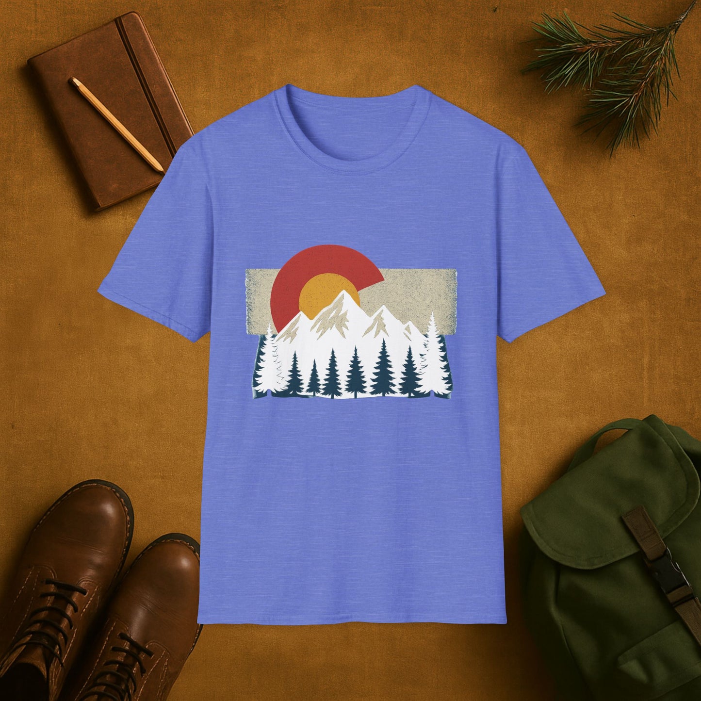 Colorado Flag Mountain T-Shirt