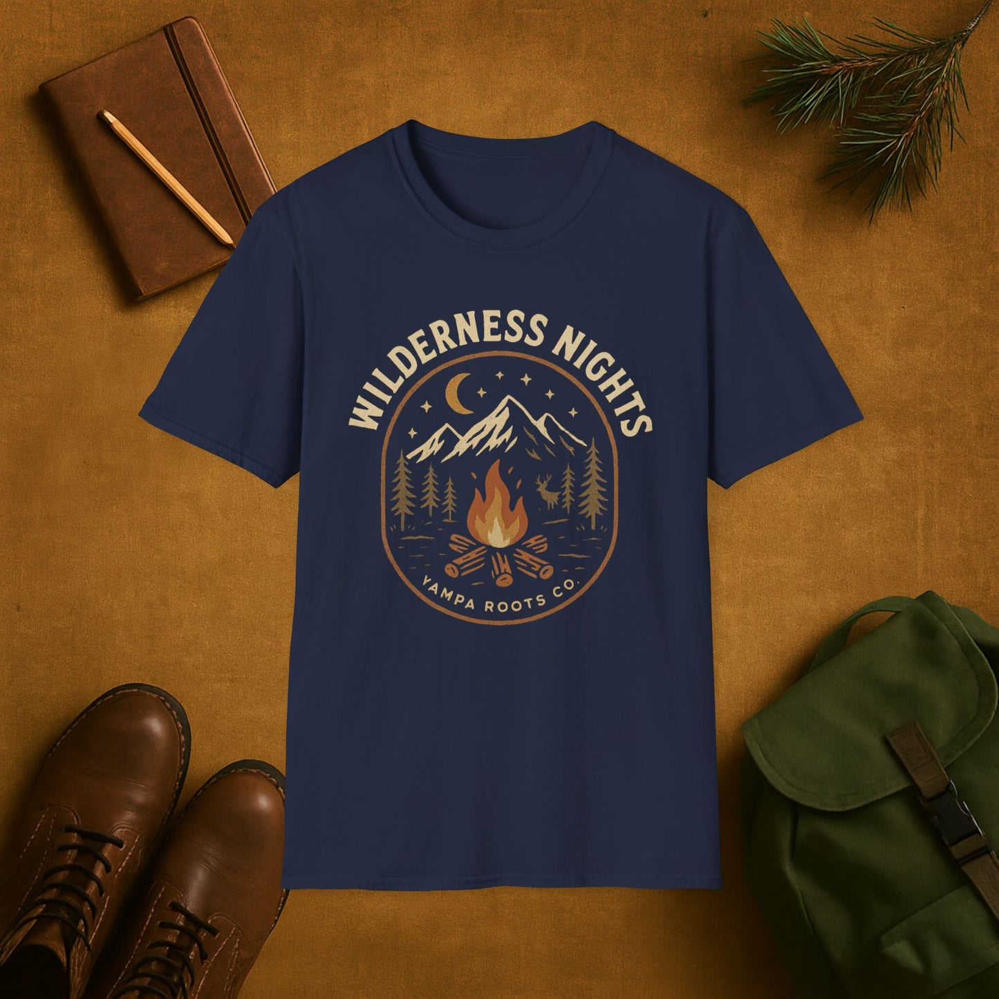 Wilderness Nights Camping T-Shirt