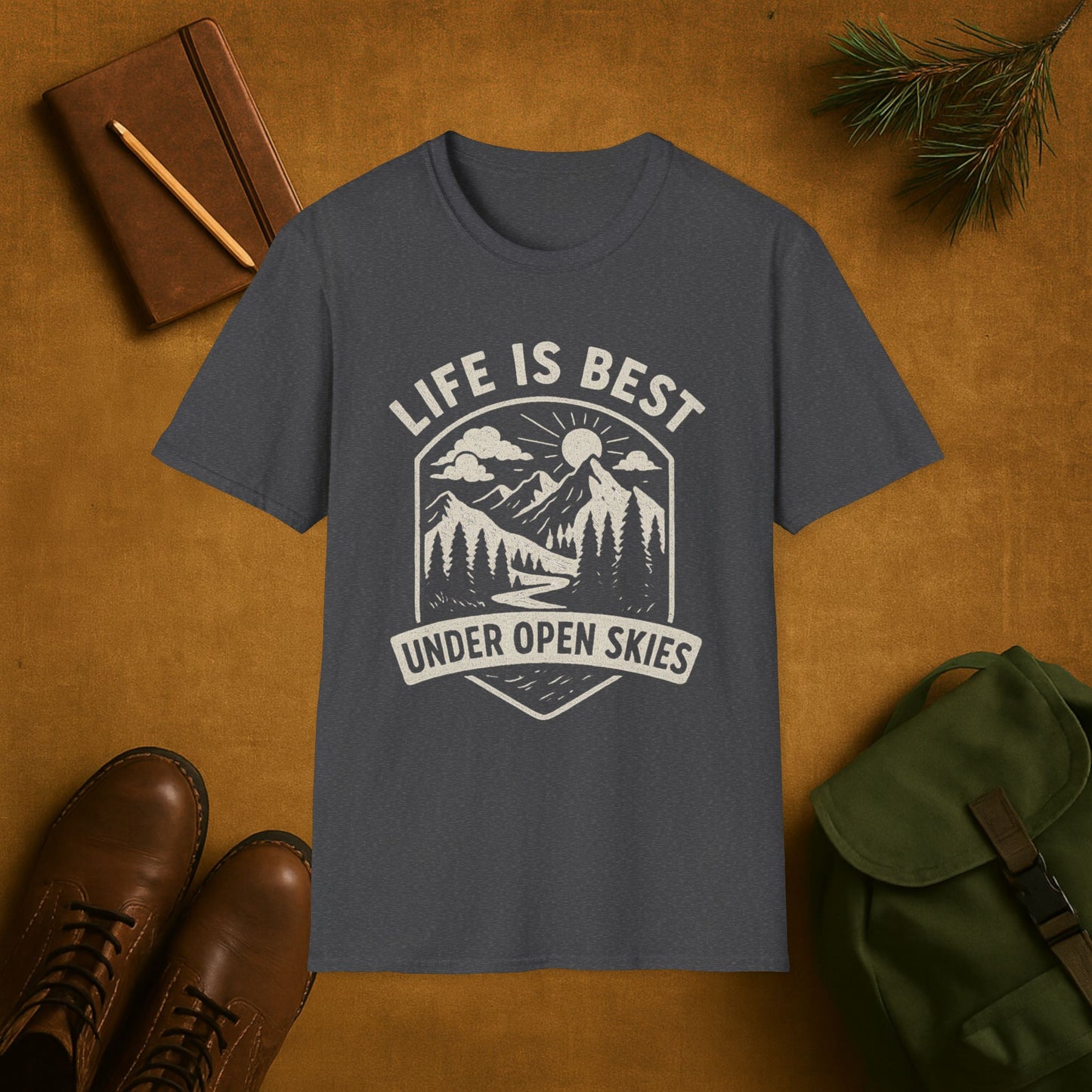 Life Is Best Under Open Skies T-Shirt
