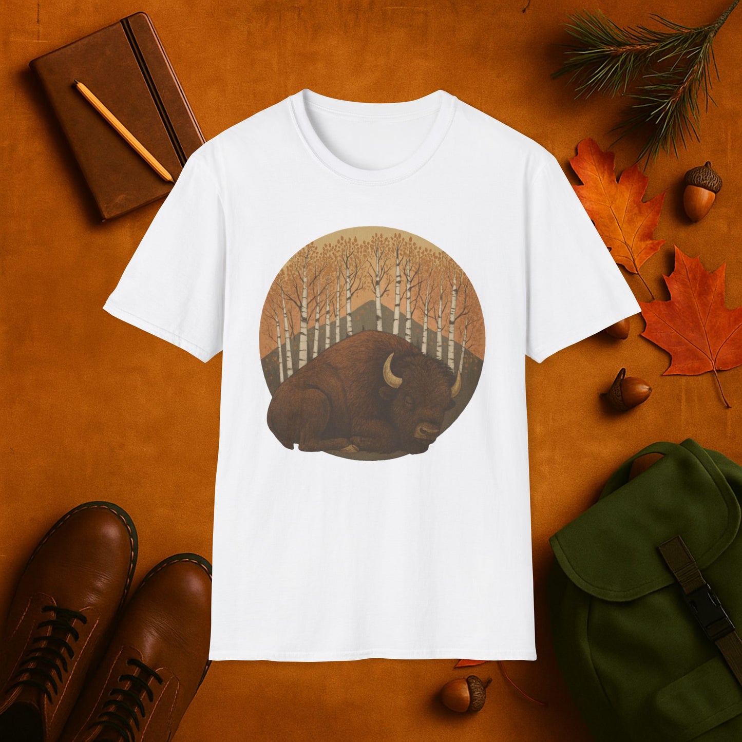 Sleepy Buffalo Fall Aspens T-Shirt