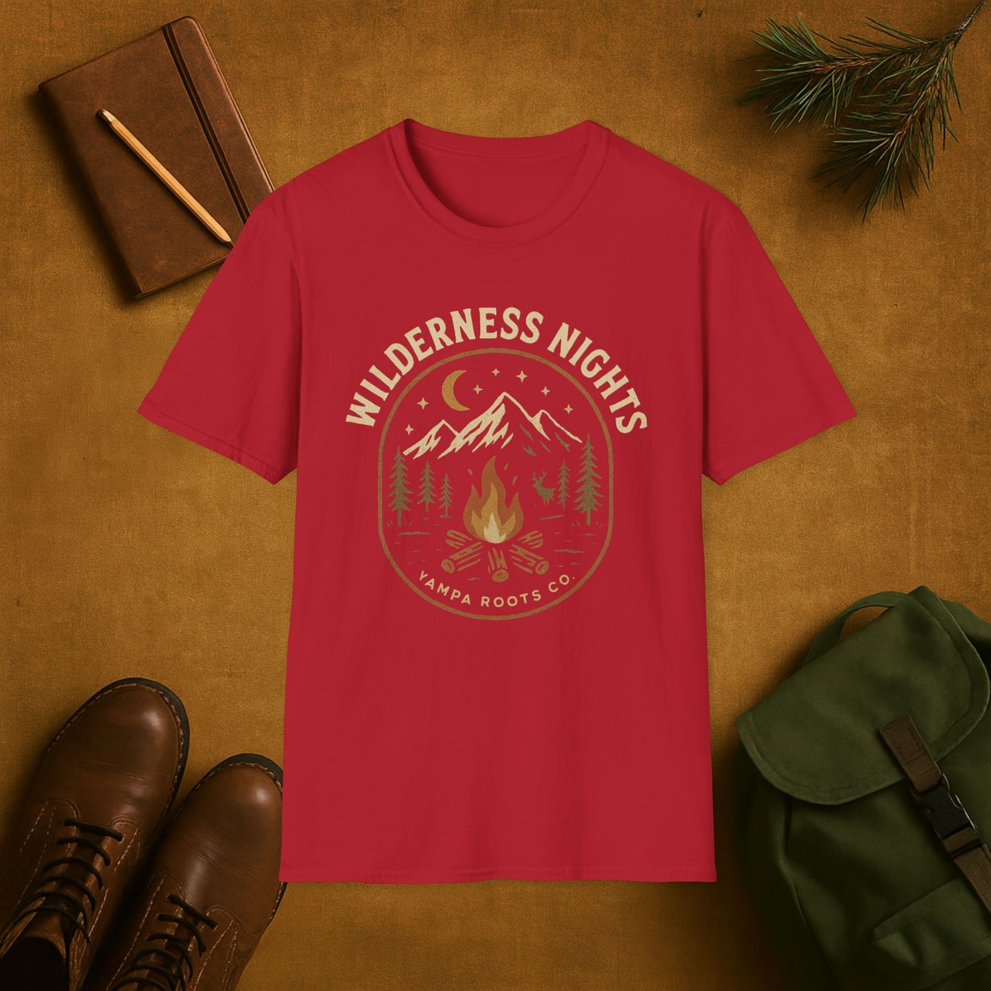 Wilderness Nights Camping T-Shirt