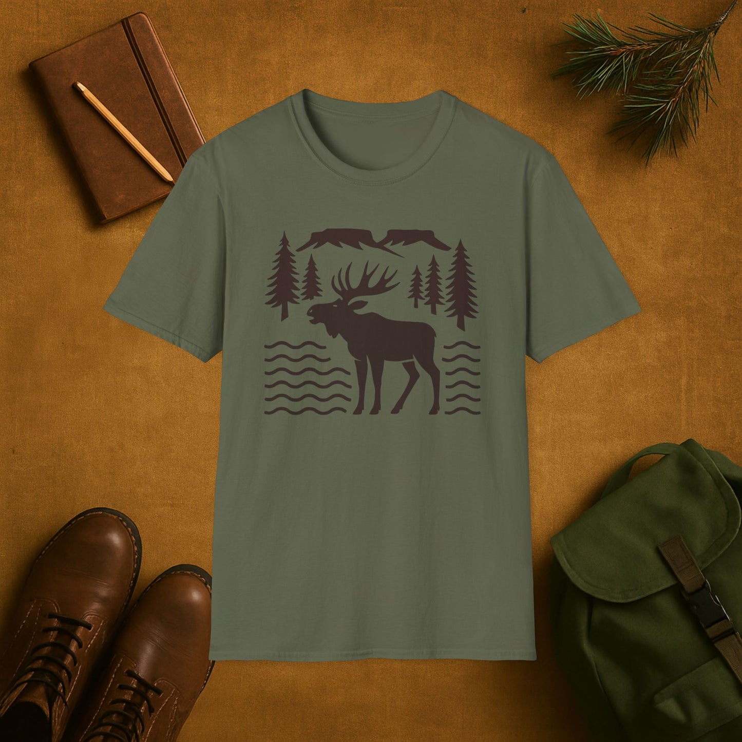 Moose Wildlines T-Shirt