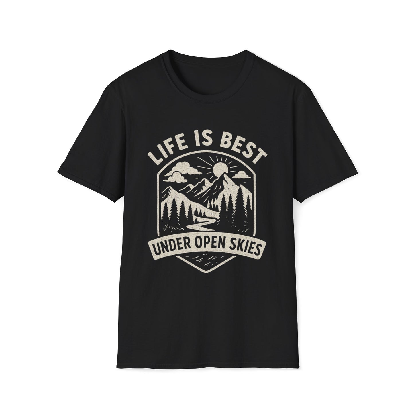 Life Is Best Under Open Skies T-Shirt