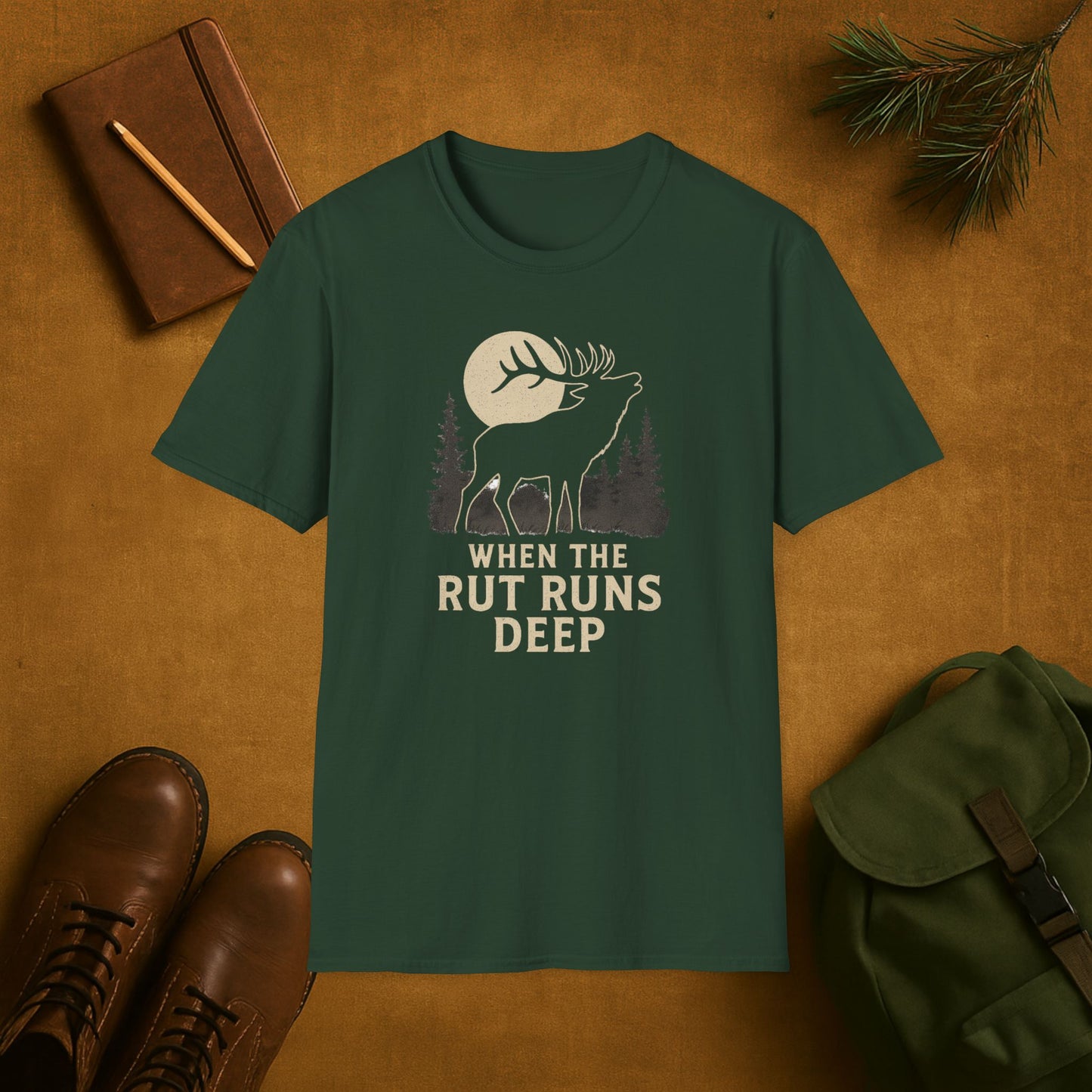 Elk When the Rut Runs Deep T-Shirt