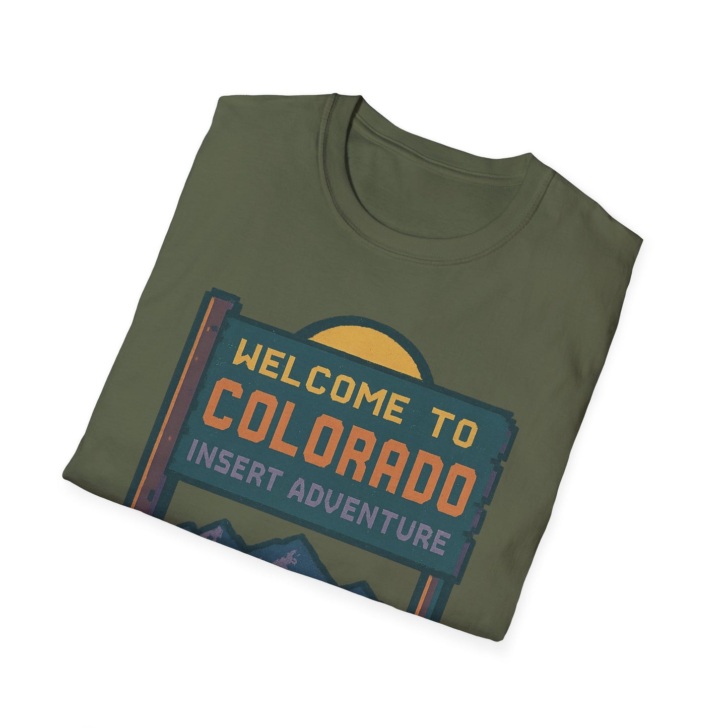 Welcome to Colorado Insert Adventure T-Shirt