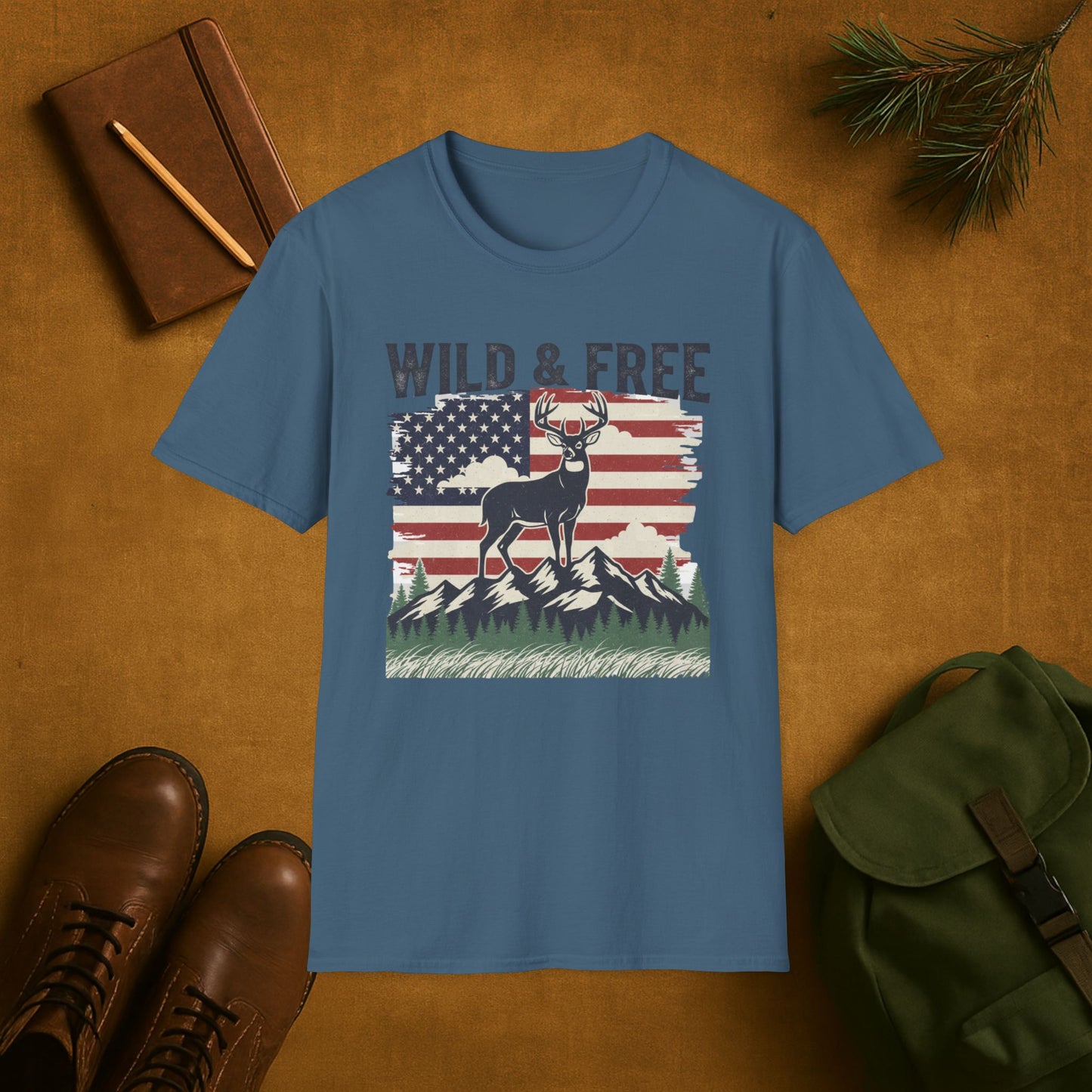 Wild And Free Buck T-Shirt