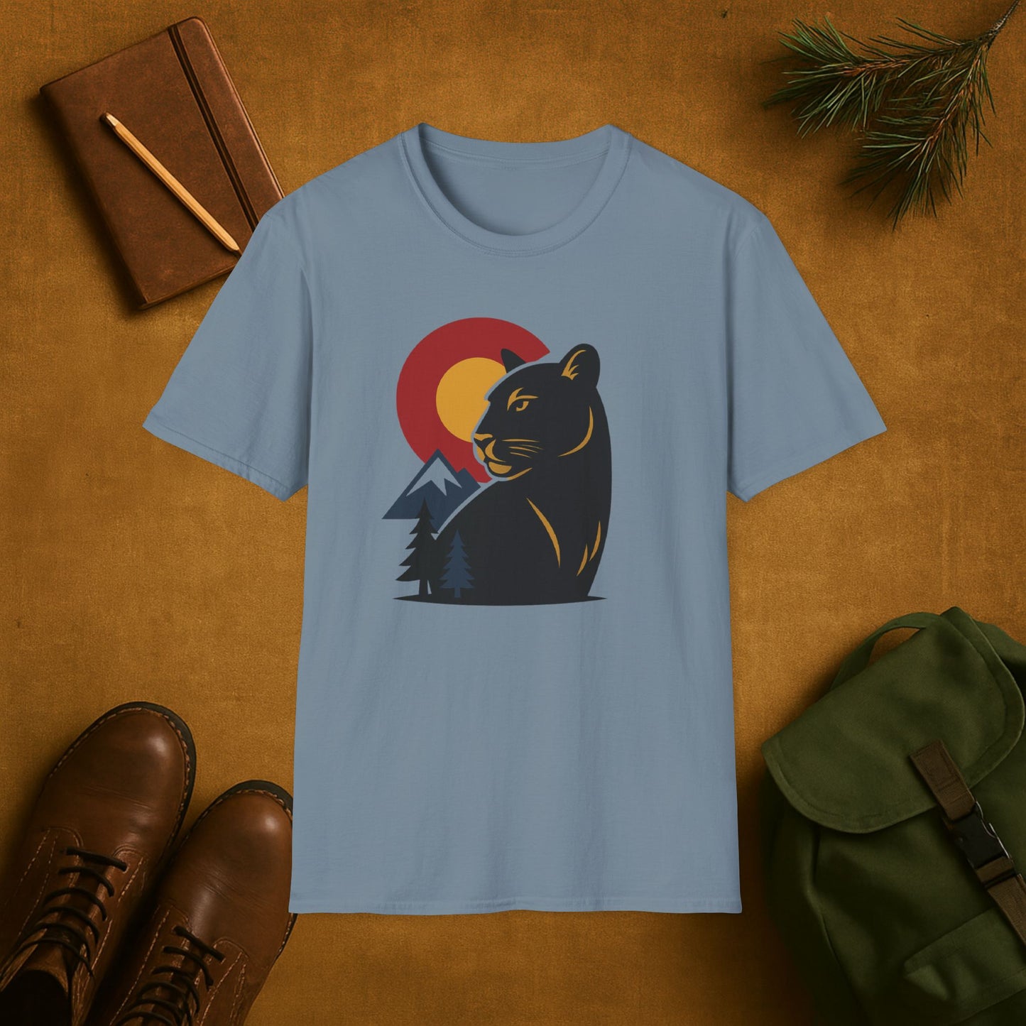 Colorado Wilderness Mountain Lion T-shirt