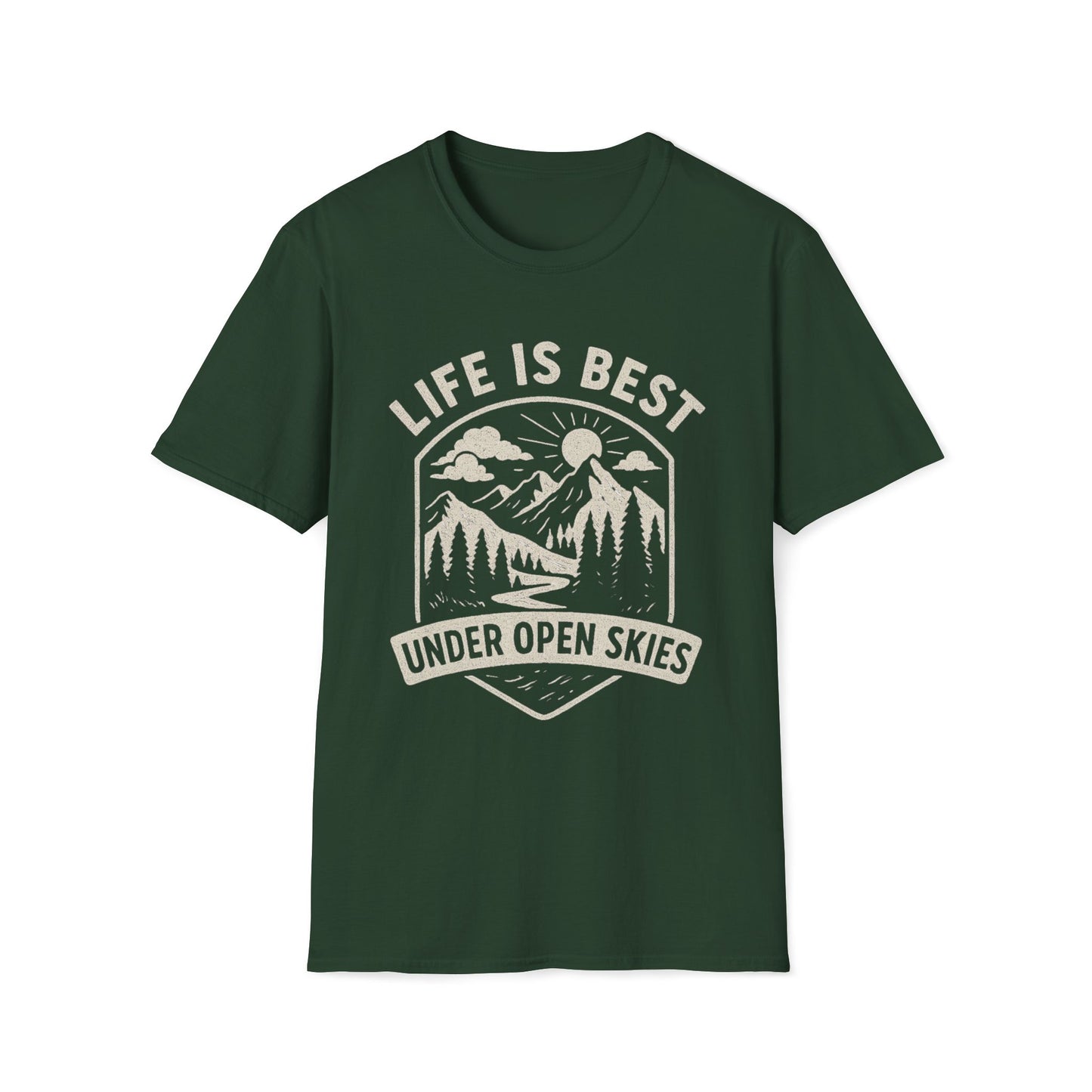 Life Is Best Under Open Skies T-Shirt