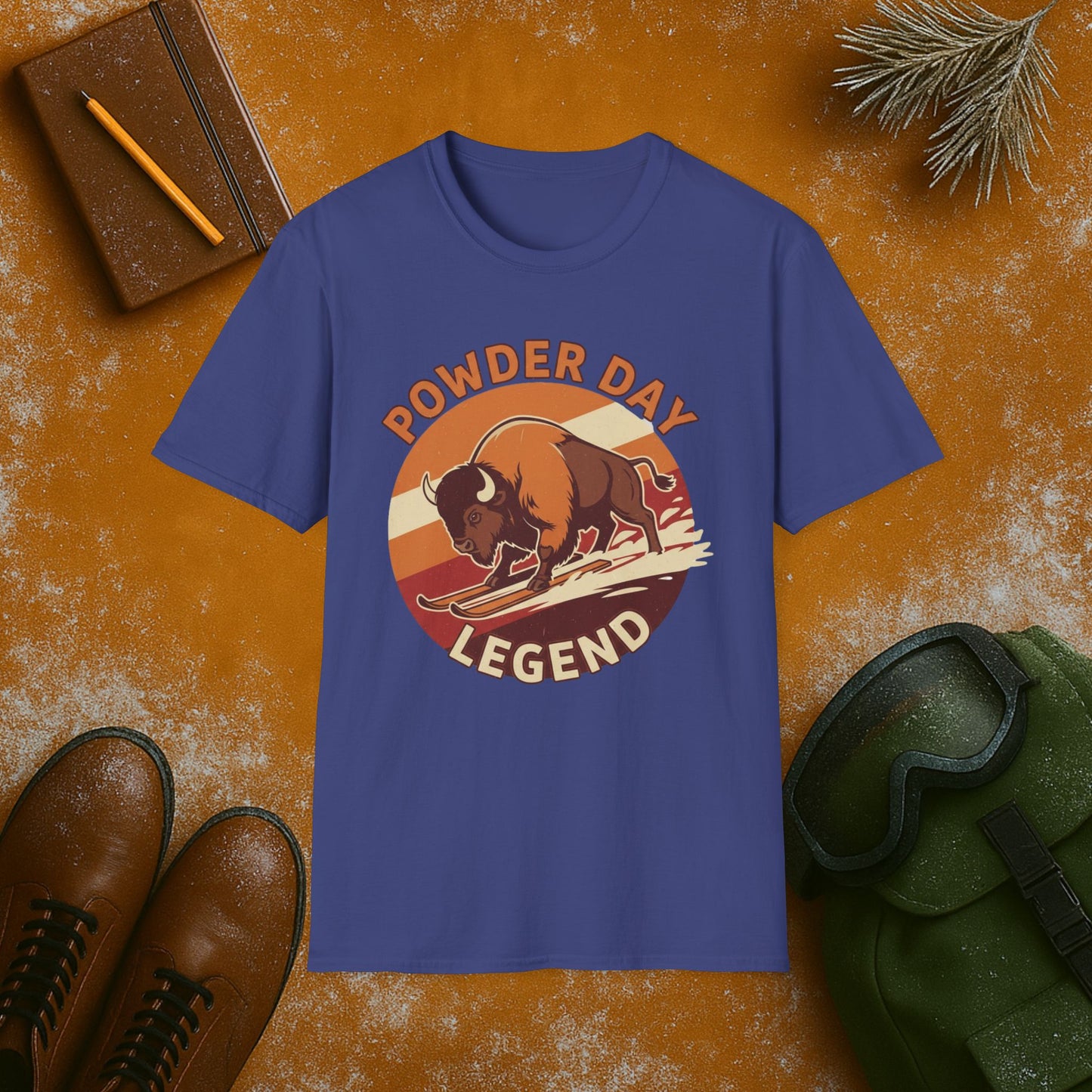 Powder Day Legend Buffalo T-Shirt