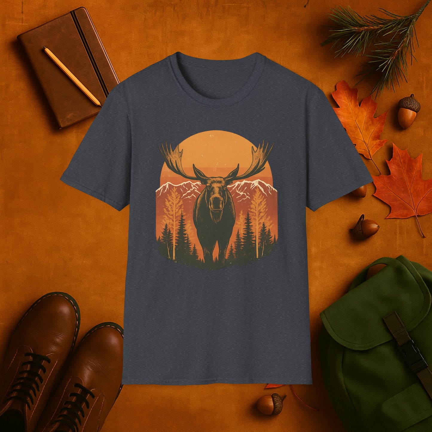 Moose Harvest Moon T-Shirt