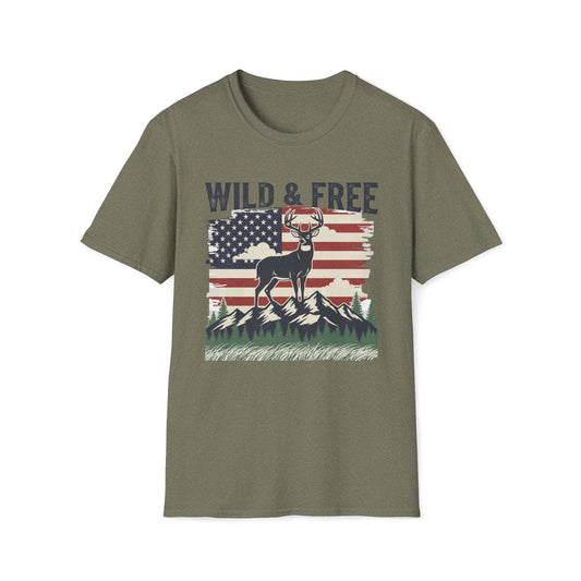 Wild And Free Buck T-Shirt