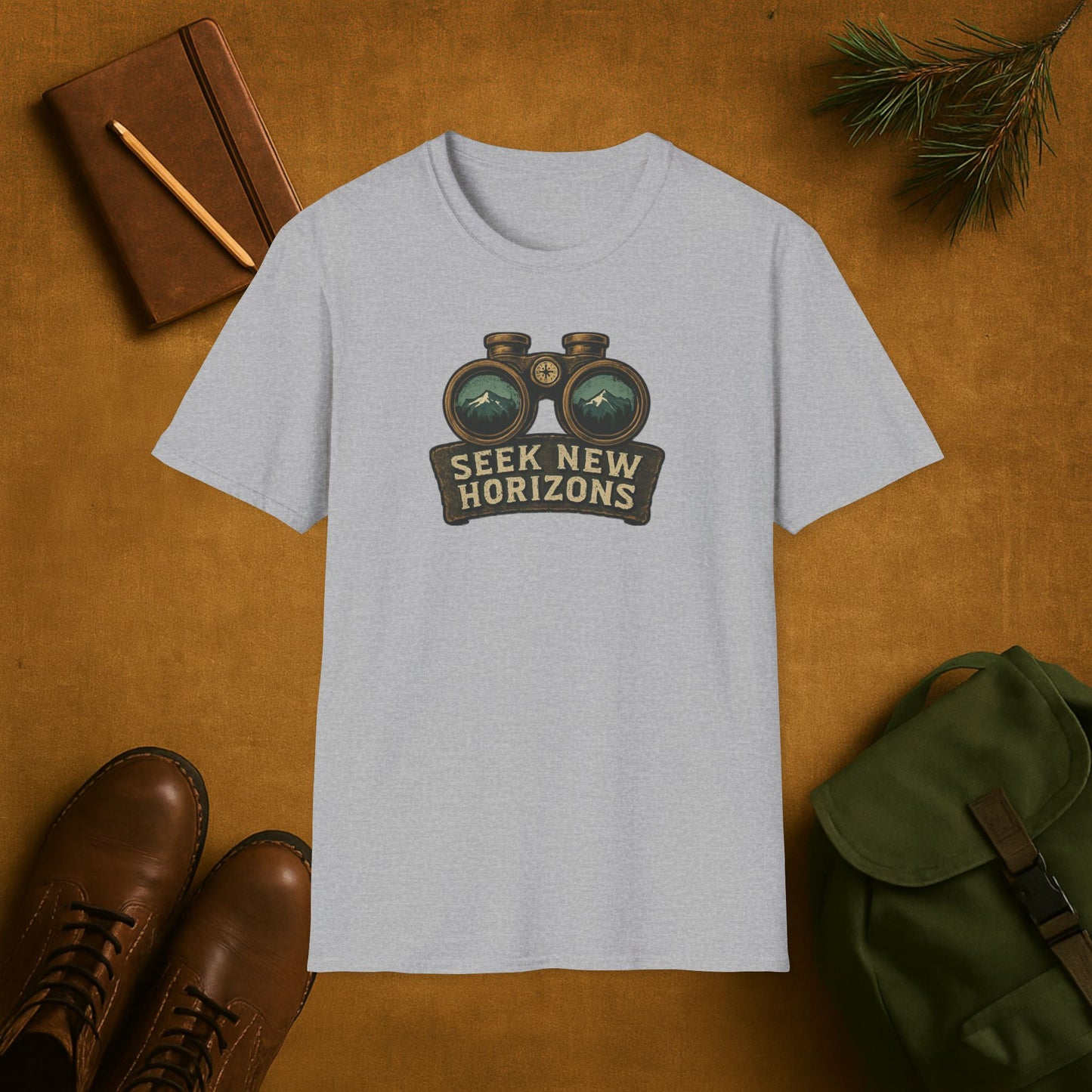 Seek New Horizons Binoculars T-Shirt