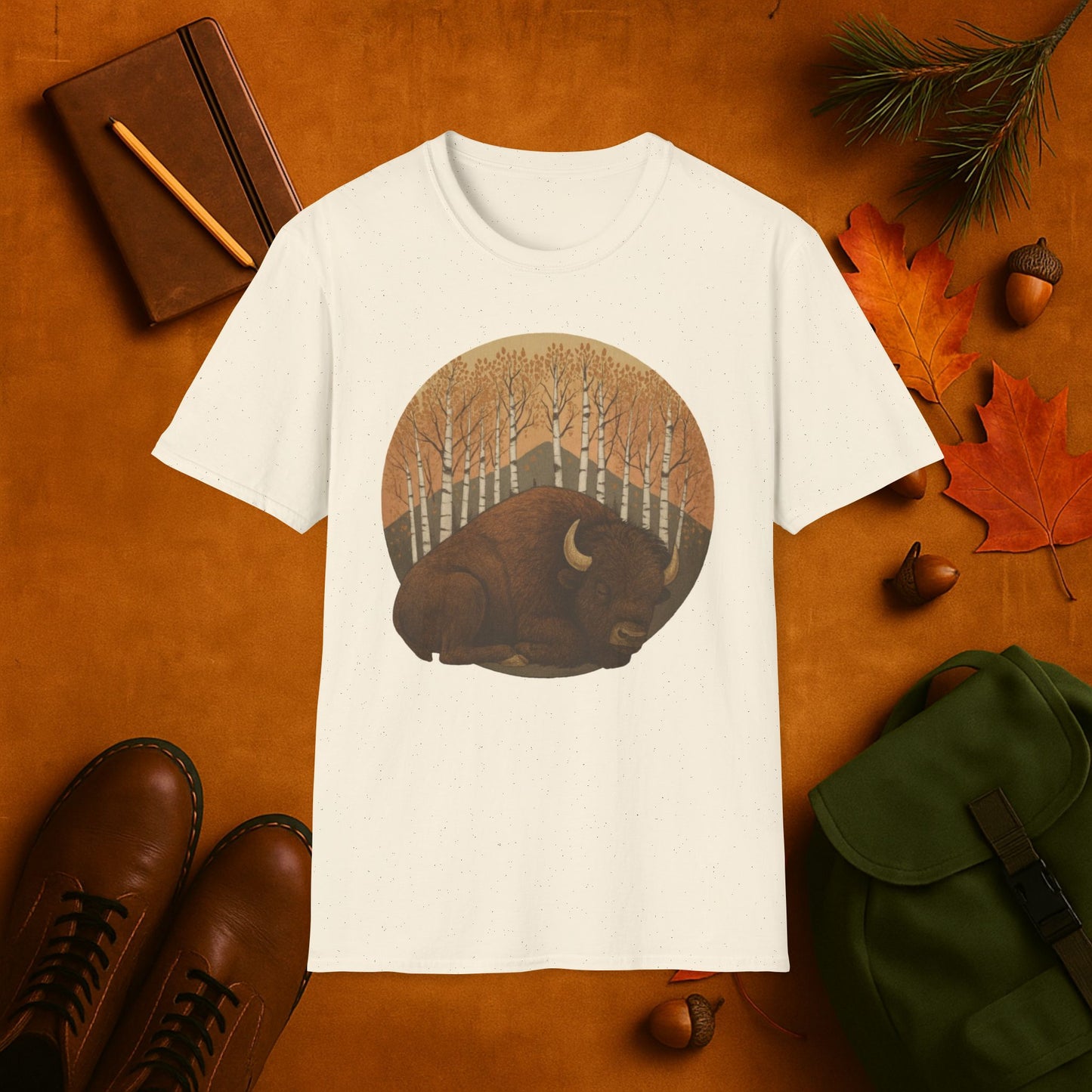 Sleepy Buffalo Fall Aspens T-Shirt