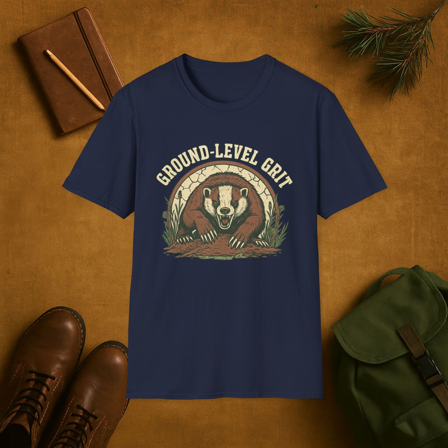 Ground Level Grit Badger T-Shirt