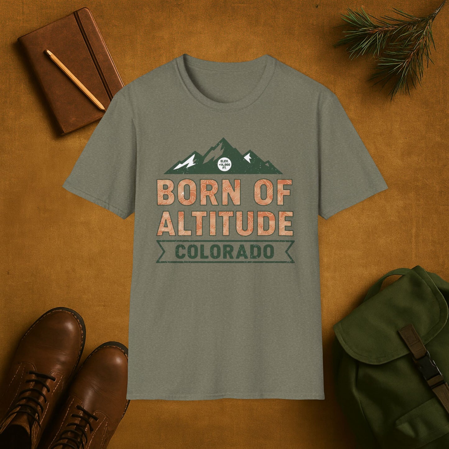 Born of Altitude Colorado T-Shirt