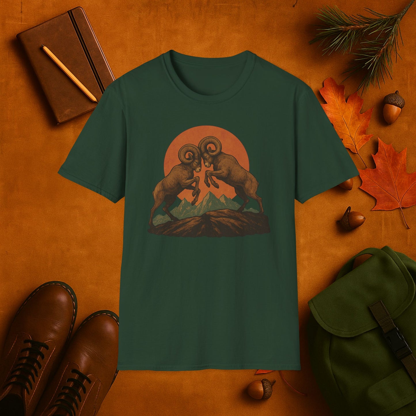 Rams Locked Harvest Moon T-Shirt
