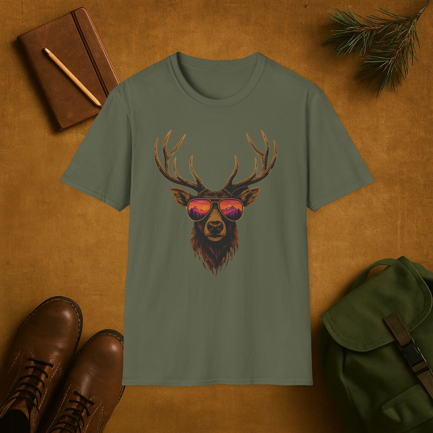 Chill Buck Vibes Sunglasses T-Shirt