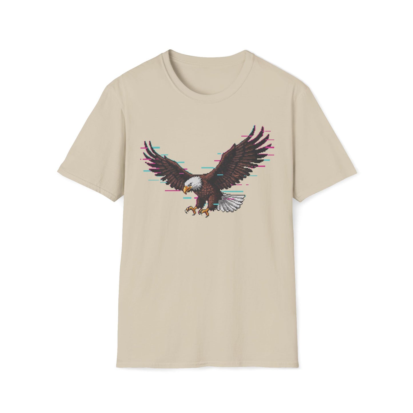 8-Bit Sky Level Eagle T-Shirt