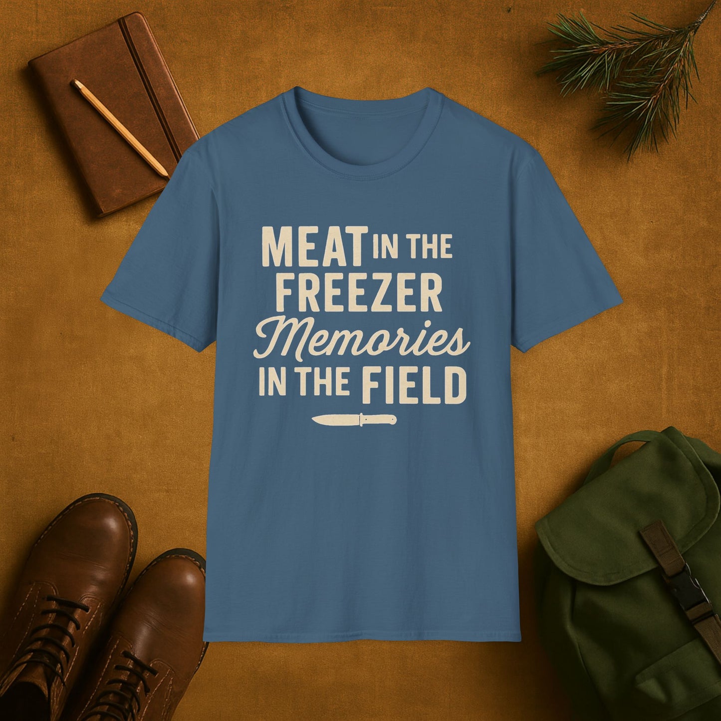 Meat in the Freezer- Memories in the Field T-Shirt