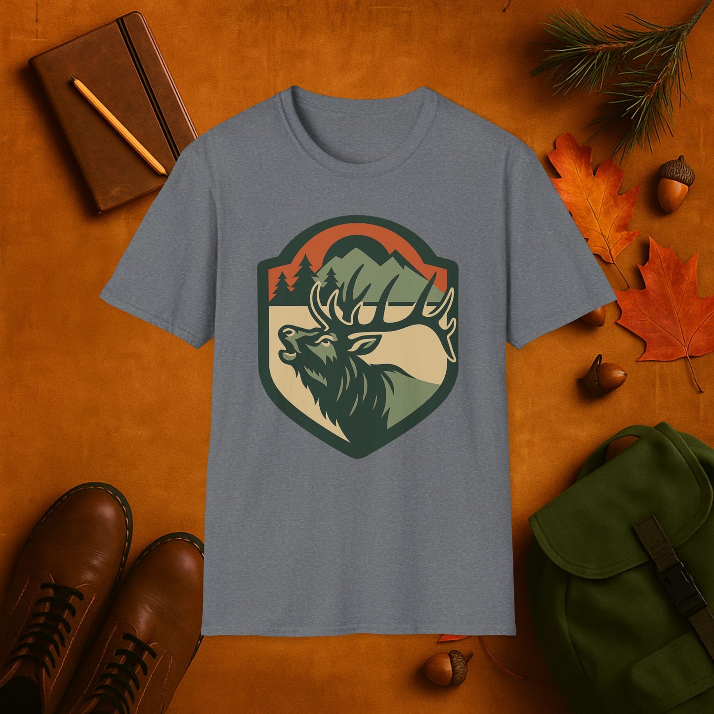 Elk Fall Badge T-Shirt
