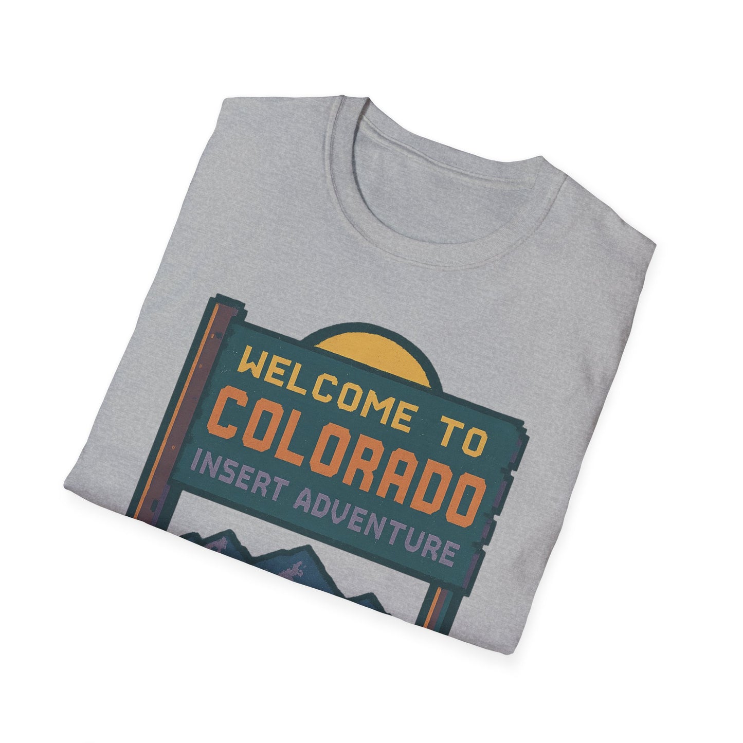 Welcome to Colorado Insert Adventure T-Shirt
