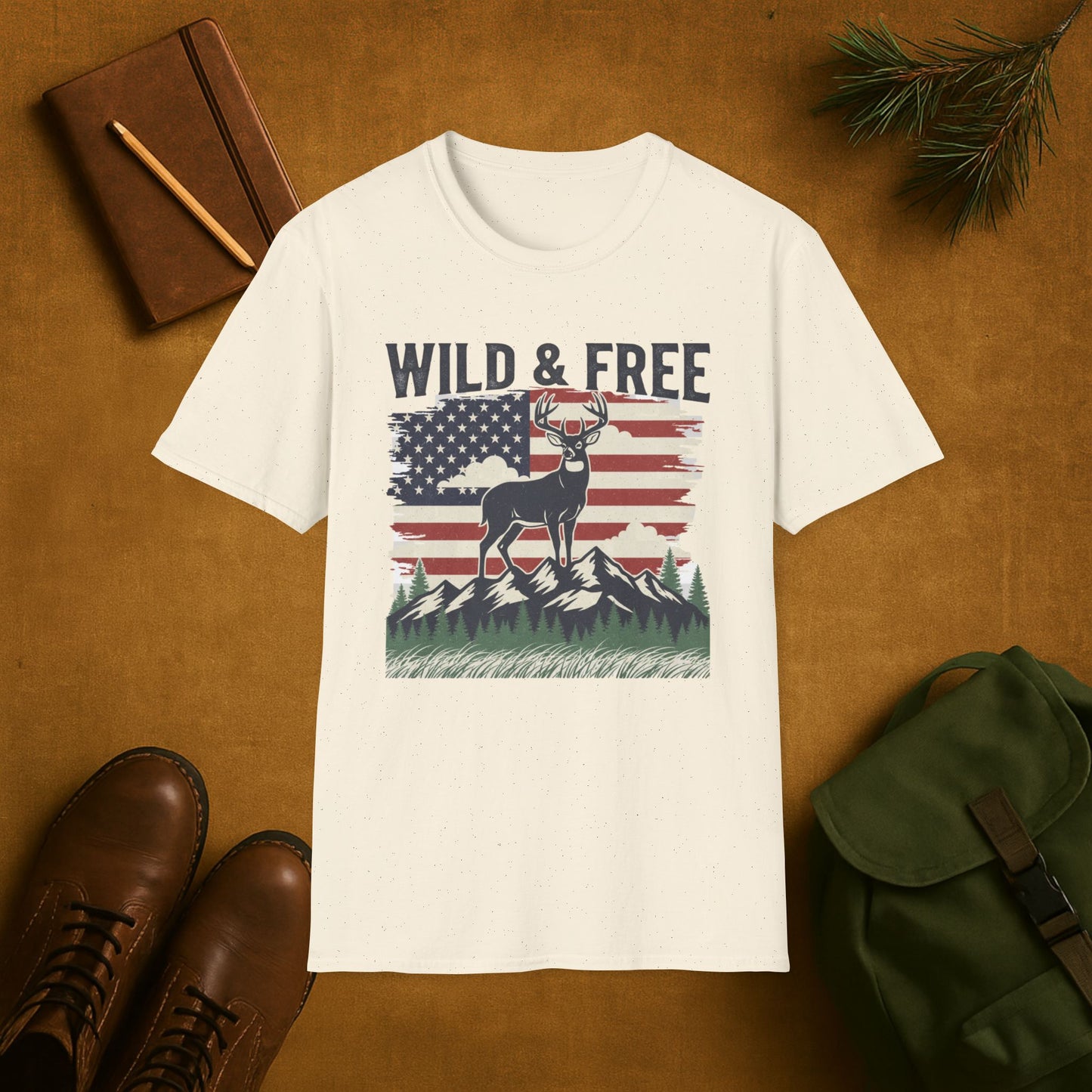 Wild And Free Buck T-Shirt