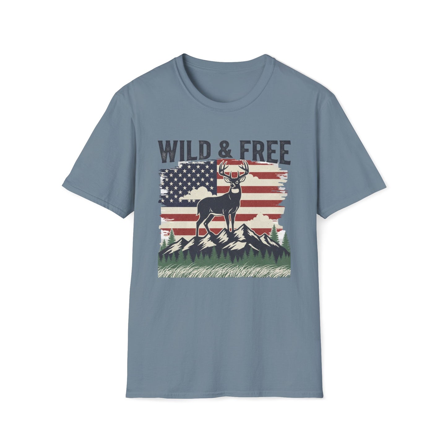 Wild And Free Buck T-Shirt