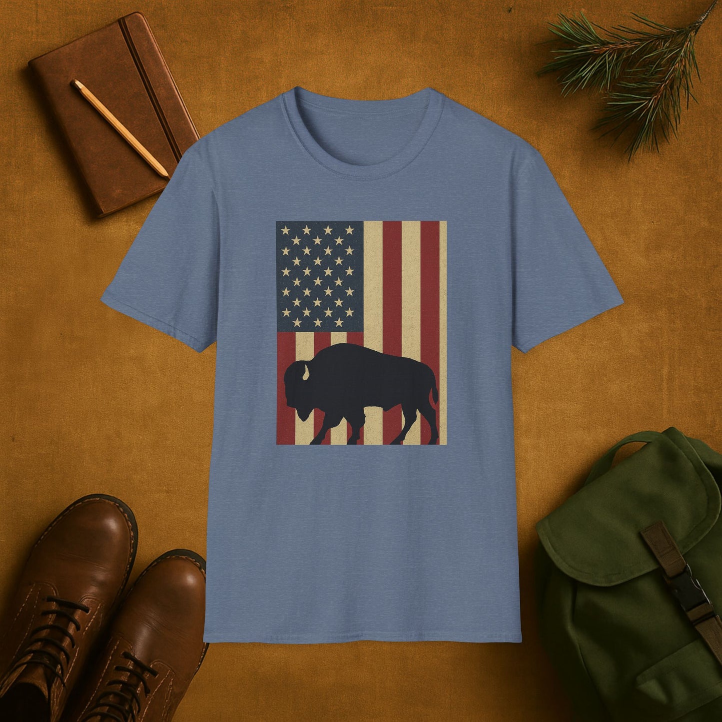 Old Glory Buffalo T-Shirt
